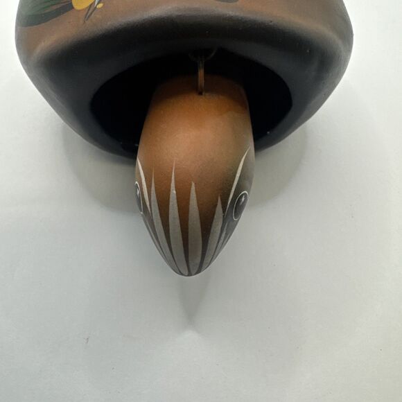 Beautiful Vintage Hand Crafted Mexican Talavera Style Pottery Bobble Head Turtle - Picture 3 of 7
